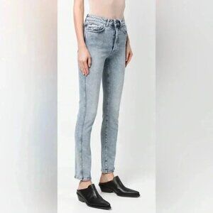NWT  EYTYS solstice slim straight cotton 5 pocket indigo blue denim jean 24